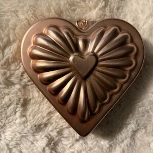 Vintage Copper Heart Shaped JELLO Mold~ KITCHEN WALL DECOR